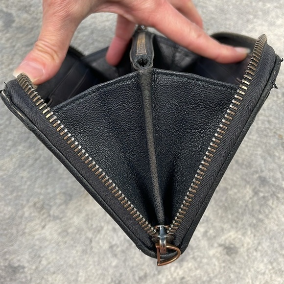 Rare Bottega Veneta Intrecciato Zip Around Long Wallet Colorblock Woven Leather - Picture 16 of 17